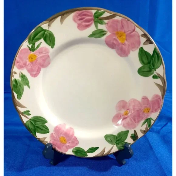 3 FRANCISCAN DESERT ROSE 10.75"  DINNER PLATES STAFFORSHIRE ENGLAND - Picture 2 of 6